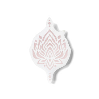 Șablon "Lotus cu puncte" pentru tatuaje temporare cu henna