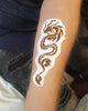 Șablon „Dragon” pentru tatuaje temporare cu henna