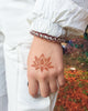 Mini kit "Lotus și păsări" tatuaje temporare cu henna și șabloane