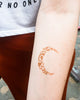 Mini kit "Soare și lună" tatuaje temporare cu henna și șabloane